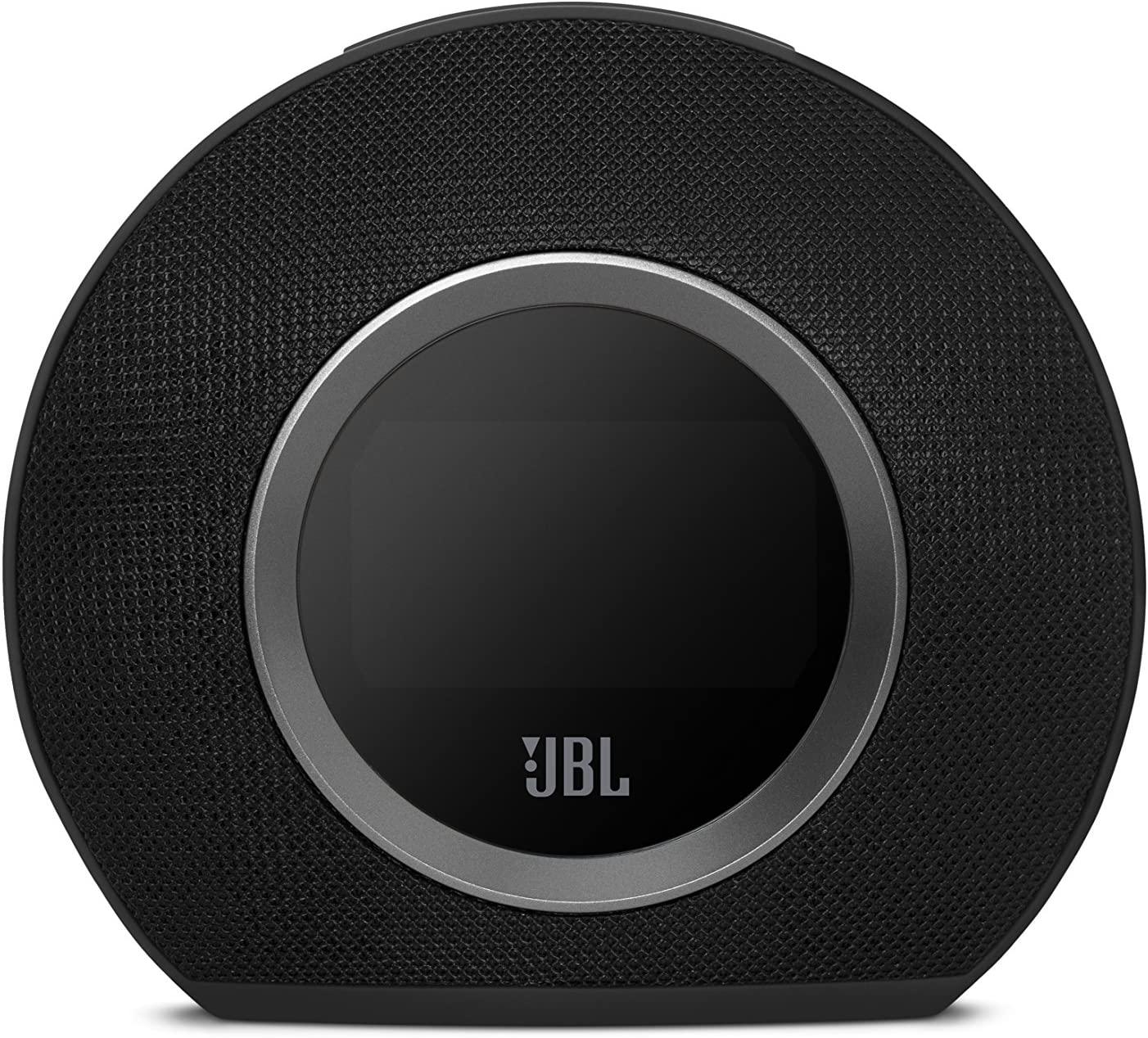 JBL HORIZON BLUETOOTH CLOCK RADIO WITH USB CHARGING AND AMBIENT LIGHT (BLACK) - DataBlitz