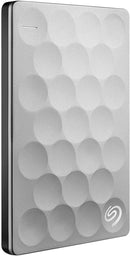 SEAGATE 2TB/TO BACKUP PLUS ULTRA SLIM PORTABLE STORAGE (SILVER) - DataBlitz