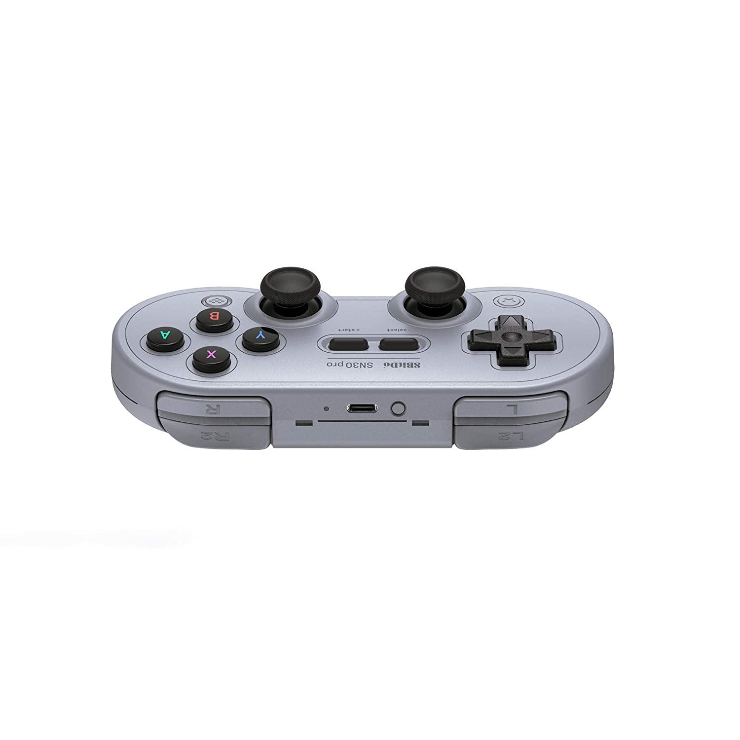 8BITDO SN30 PRO BLUETOOTH GAMEPAD GRAY EDITION (SWITCH/WINDOWS/ANDROID/MACOS/STEAM) - DataBlitz
