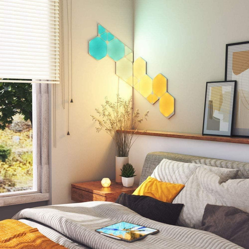 NANOLEAF SHAPES NL48-5002TW-5PK MINI TRIANGLES STARTER KIT 5 LIGHT PANELS - DataBlitz