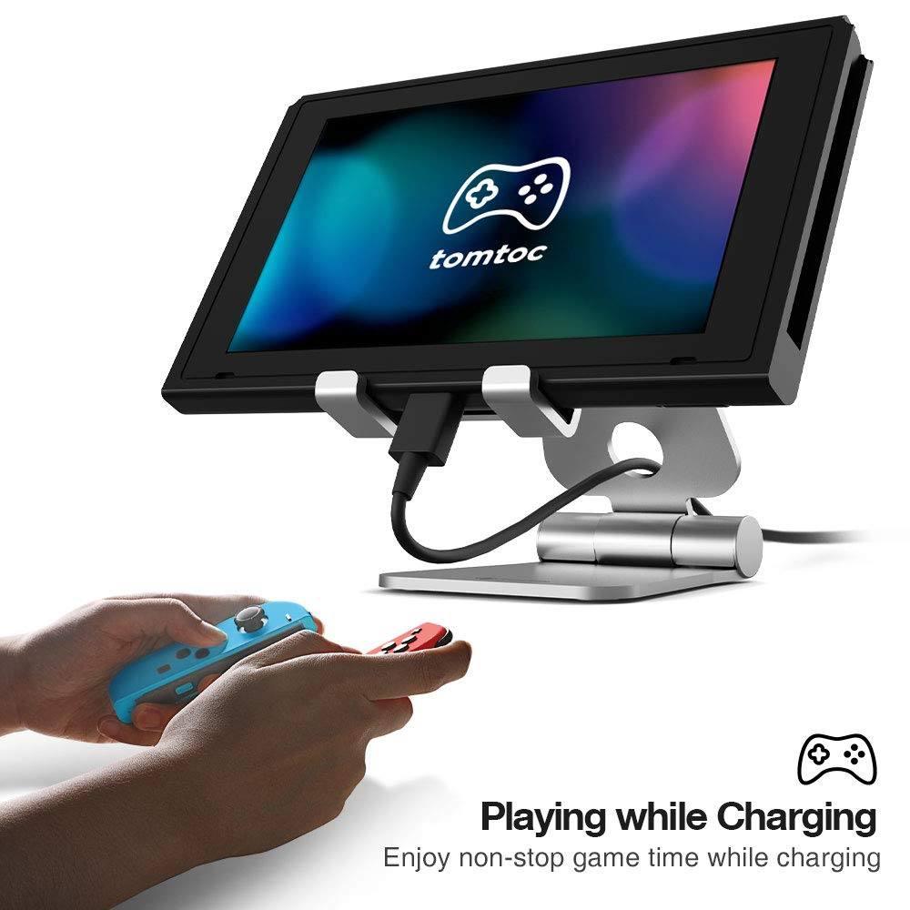 TOMTOC NSW TACTILE STAND FOR N-SWITCH (SILVER) (B4-001S) - DataBlitz