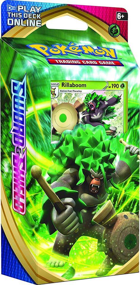 POKEMON TRADING CARD GAME SS1 SWORD & SHIELD (RILLABOOM) THEME DECK - DataBlitz