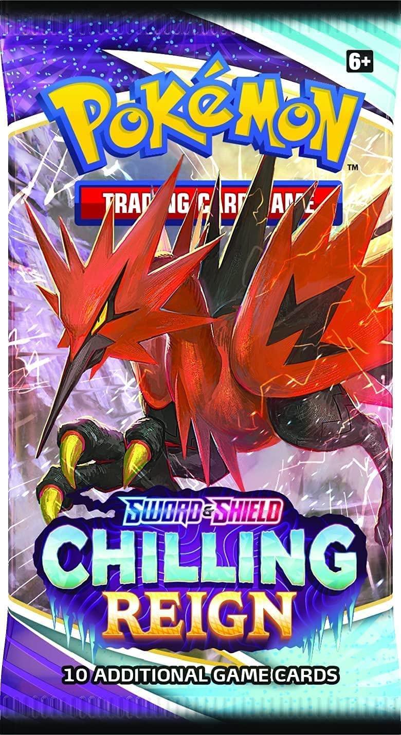 POKEMON TRADING CARD GAME SS6 SWORD & SHIELD CHILLING REIGN 3 BLISTERS (177-80850) - DataBlitz
