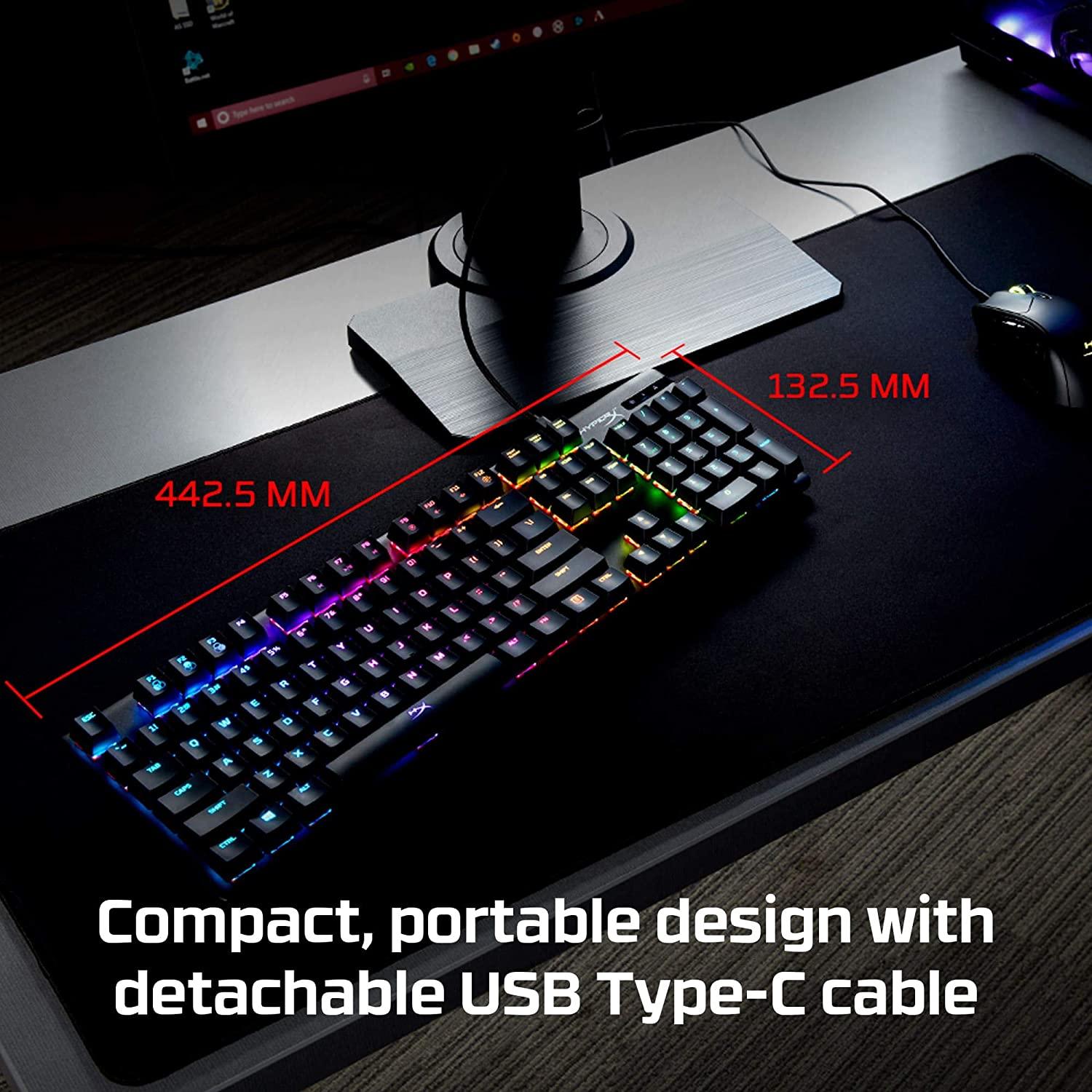 HyperX Alloy Origins RGB Mechanical Gaming Keyboard (Aqua Switch Tactile) For PC/PS4/XB1 - DataBlitz