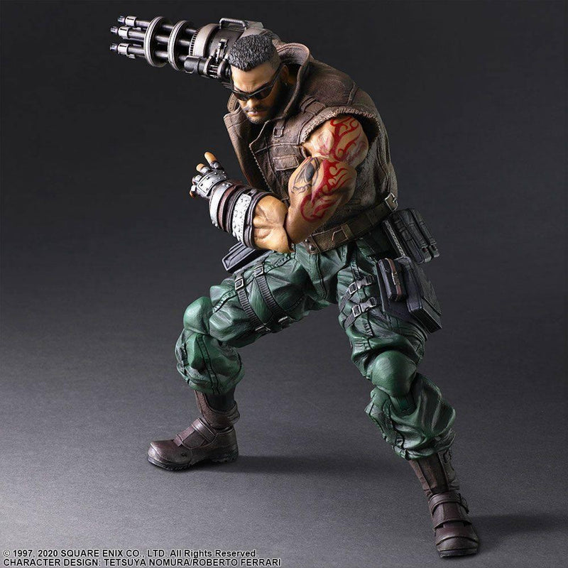 FINAL FANTASY VII REMAKE PLAY ARTS-KAI ACTION FIGURE: BARRET WALLACE VER.2 - DataBlitz