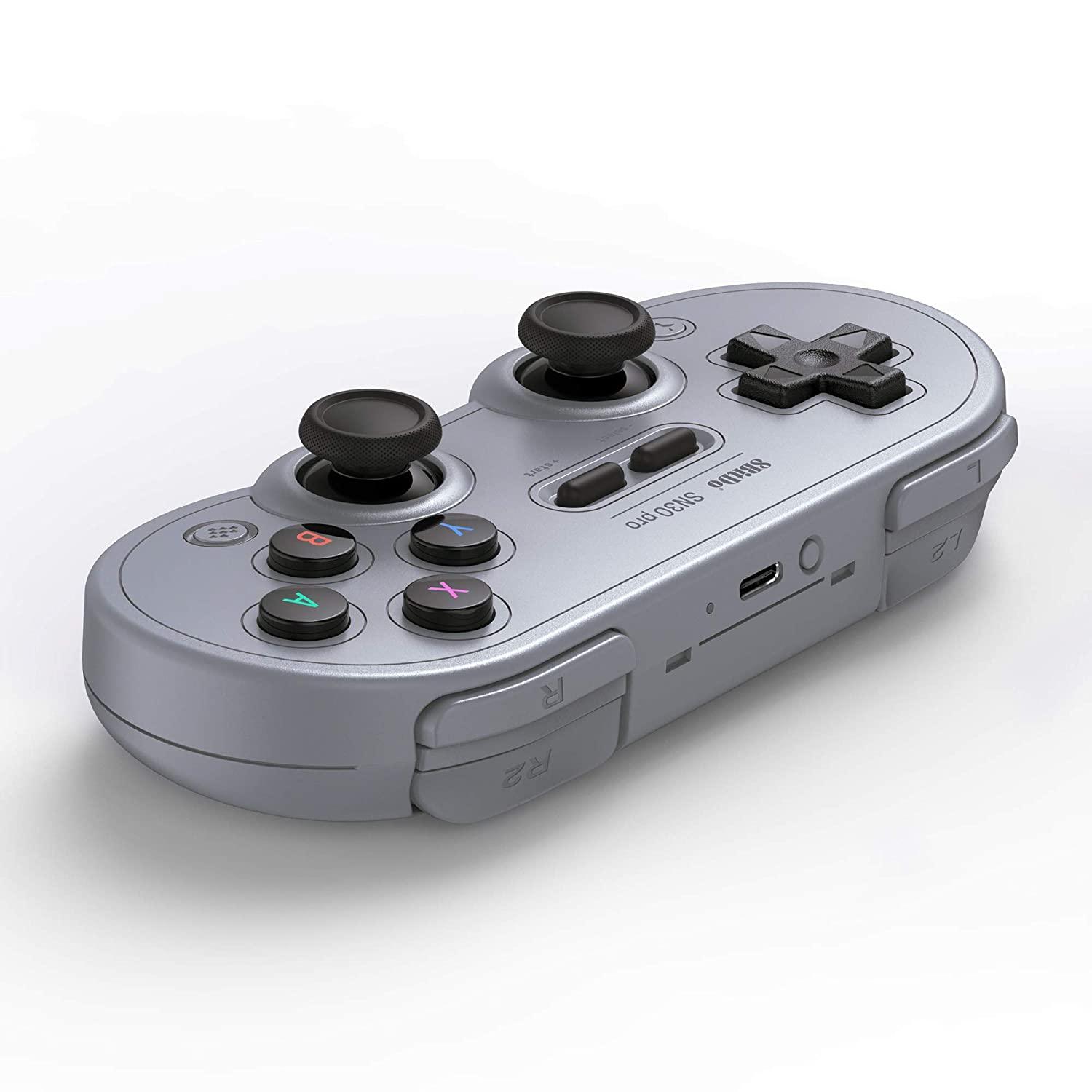 8BITDO SN30 PRO BLUETOOTH GAMEPAD GRAY EDITION (SWITCH/WINDOWS/ANDROID/MACOS/STEAM) - DataBlitz