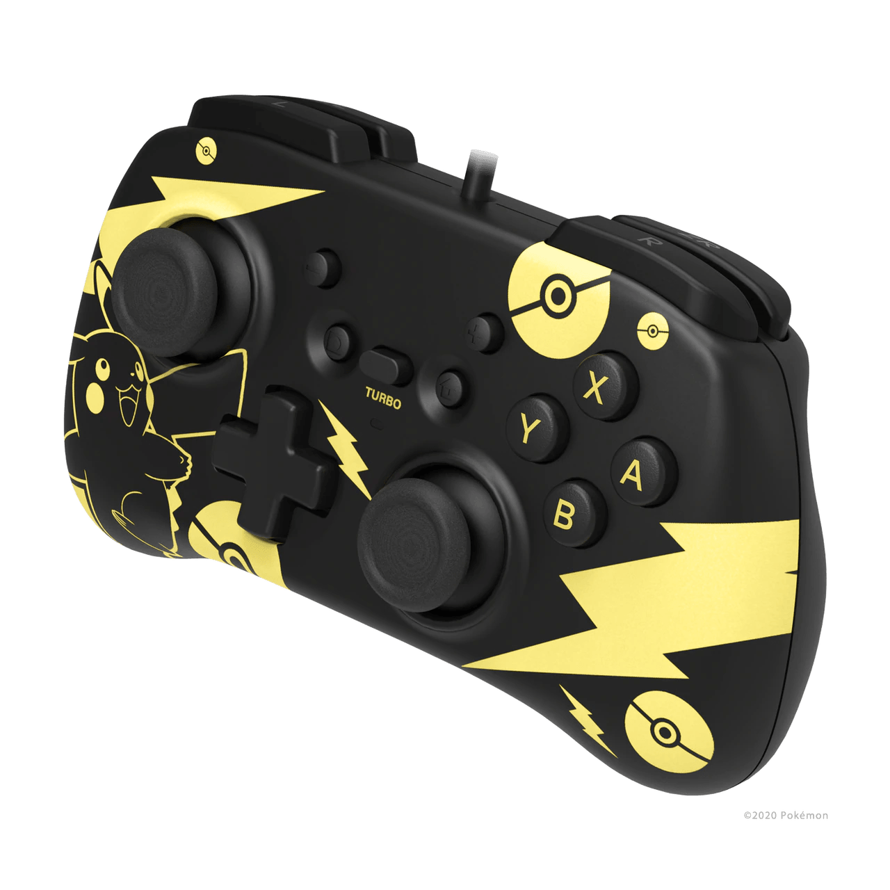 HORI NSW WIRED HORIPAD MINI POKEMON PIKACHU (BLACK & GOLD) (NSW-289U) - DataBlitz