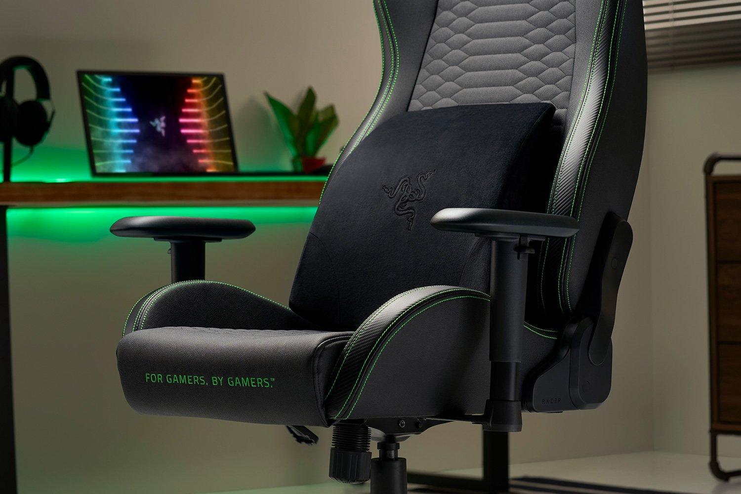 RAZER LUMBAR CUSHION LUMBAR SUPPORT FOR GAMING CHAIR (BLACK) - DataBlitz