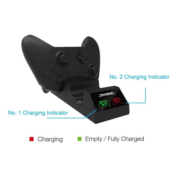 DOBE XBOXONE DUAL CHARGING DOCK FOR XBOX ONE S/X/ELITE WIRELESS CONTROLLER (TYX-1817) - DataBlitz