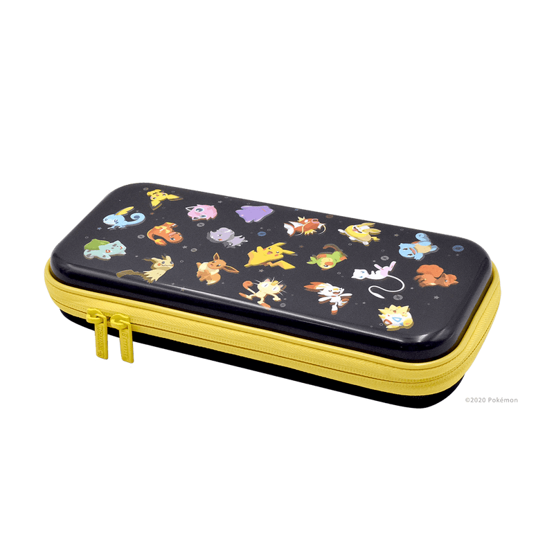 HORI NSW VAULT CASE POKEMON STARS FOR NINTENDO SWITCH/SWITCH LITE (BLACK/YELLOW) (NSW-292U) - DataBlitz