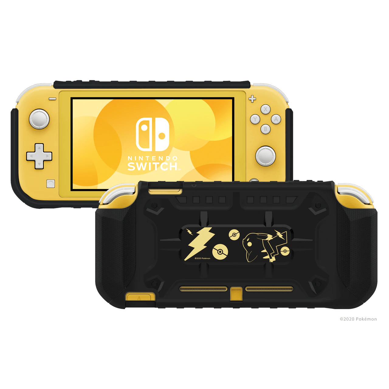 HORI NSW LITE HYBRID SYSTEM ARMOR POKEMON PIKACHU (BLACK & GOLD) (NS2-077U) - DataBlitz