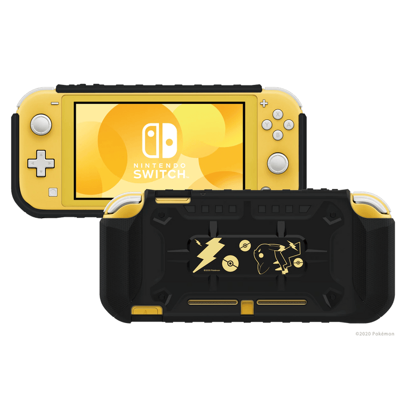 HORI NSW LITE HYBRID SYSTEM ARMOR POKEMON PIKACHU (BLACK & GOLD) (NS2-077U) - DataBlitz