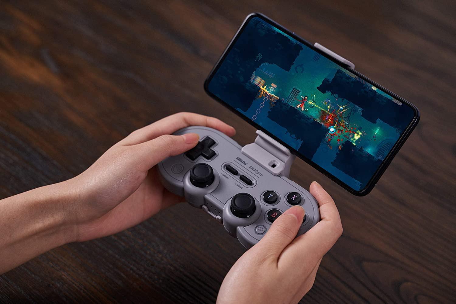 8BITDO SN30 PRO BLUETOOTH GAMEPAD GRAY EDITION (SWITCH/WINDOWS/ANDROID/MACOS/STEAM) - DataBlitz
