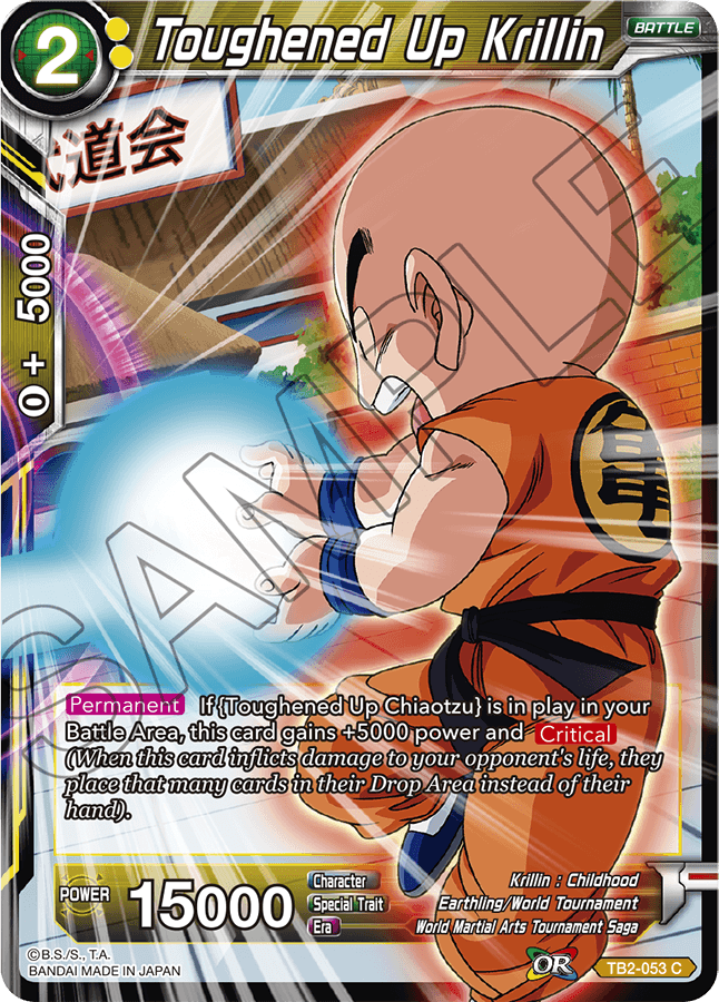 DRAGON BALL SUPER CARD GAME WORLD MARTIAL ARTS TOURNAMENT BOOSTER PACK 02 - DataBlitz