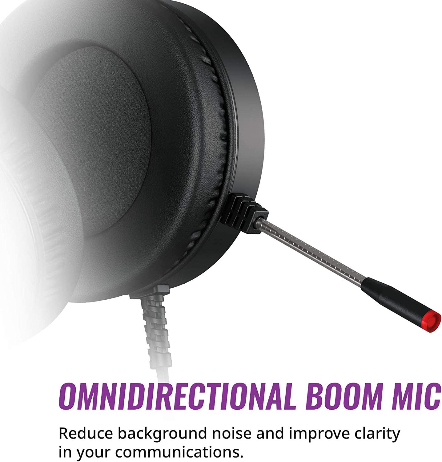 Cooler Master CH321 Comfortable Gaming Headset with Boom Mic & RGB Logo - DataBlitz