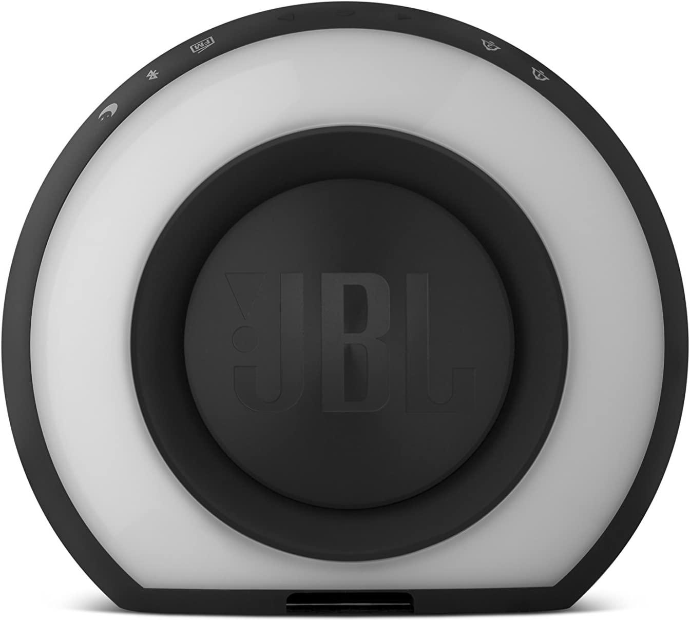 JBL HORIZON BLUETOOTH CLOCK RADIO WITH USB CHARGING AND AMBIENT LIGHT (BLACK) - DataBlitz