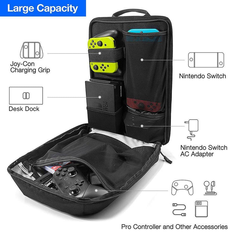TOMTOC NSW BACKPACK FOR N-SWITCH (BLACK) (A05-010D) - DataBlitz