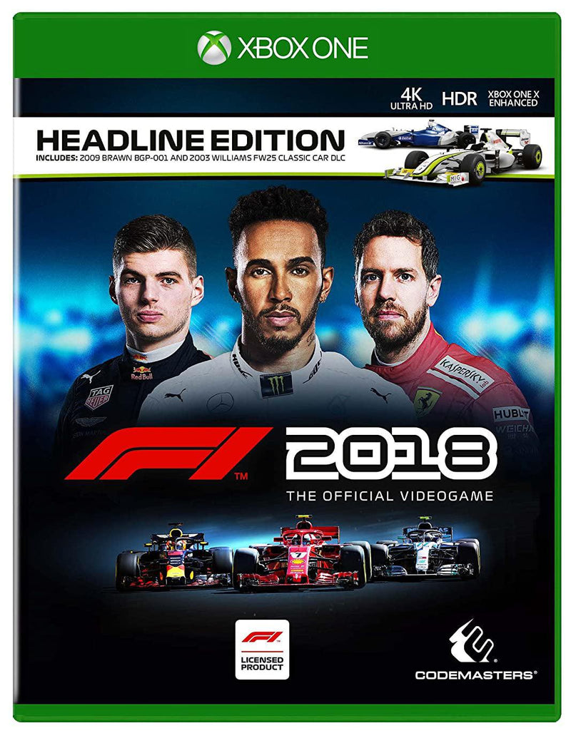 XBOX ONE F1 2018 HEADLINE EDITION (ASIAN) - DataBlitz