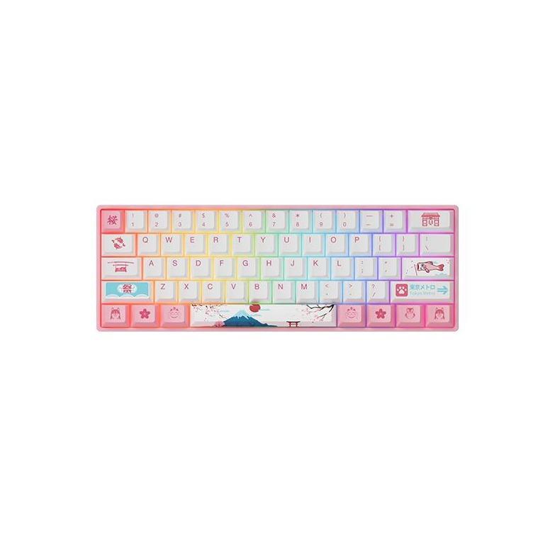 AKKO WORLD TOUR TOKYO 3061S RGB MECHANICAL GAMING KEYBOARD (GATERON PINK) - DataBlitz