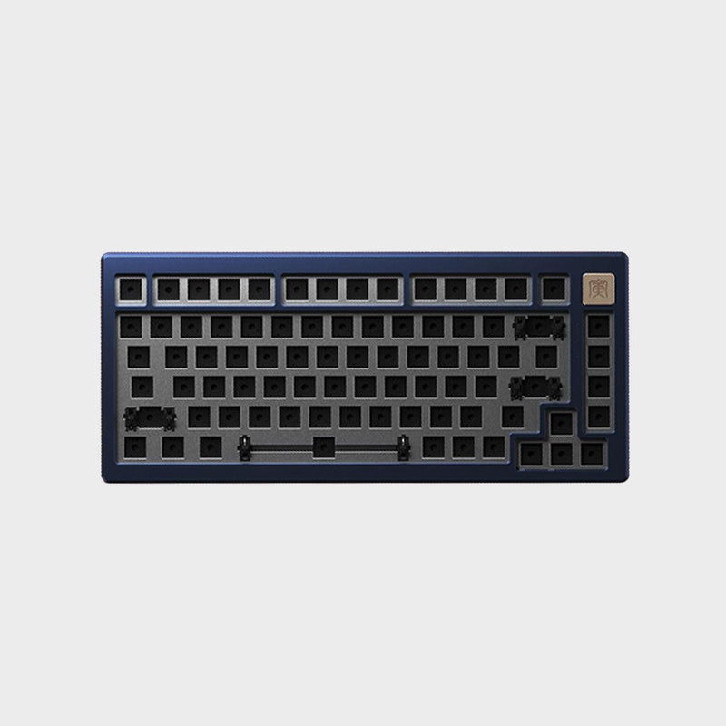 AKKO MOD006 RGB Hot-Swappable Mechanical Keyboard DIY Kit With Gasket Mount Structure (Midnight Blue) - DataBlitz