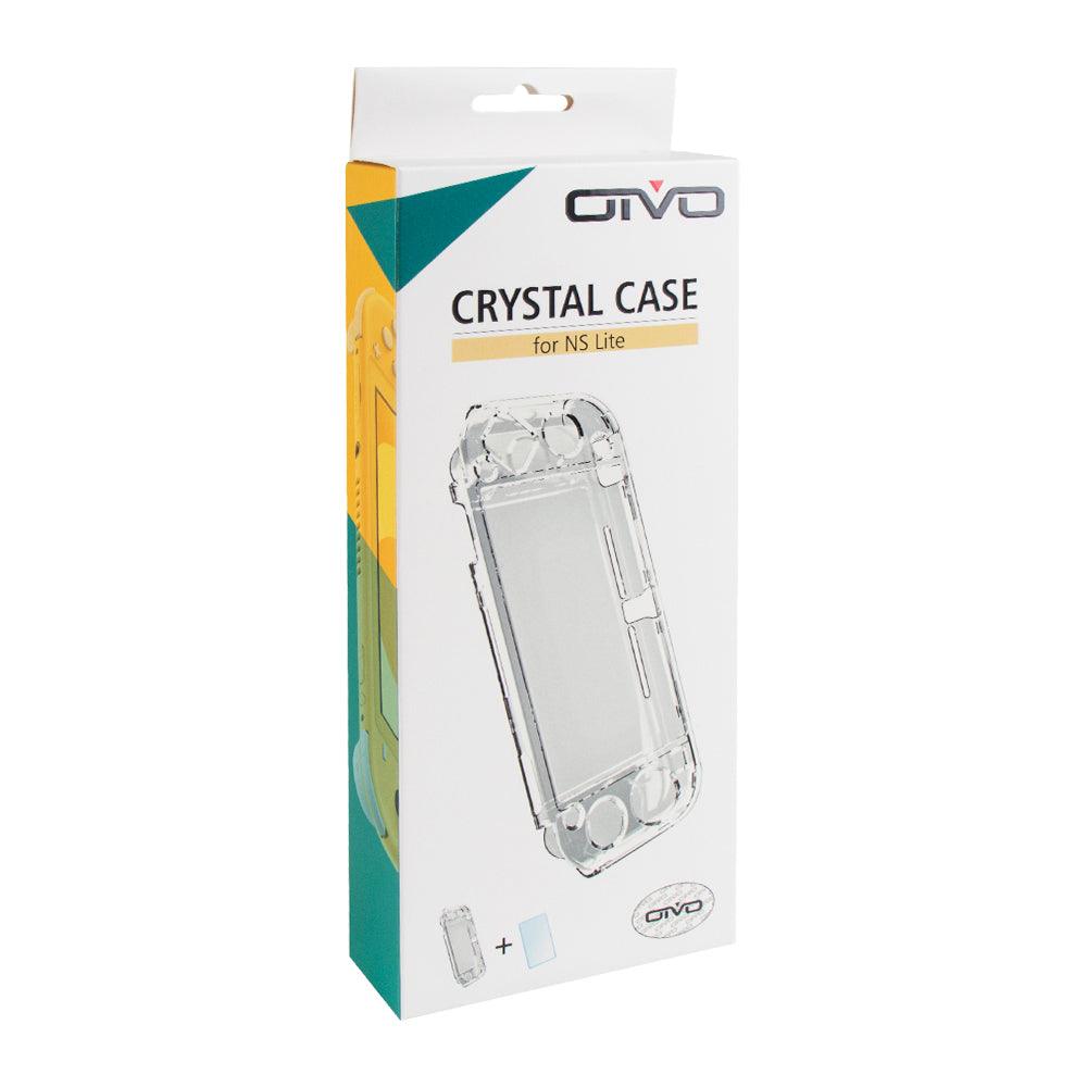 OIVO NSW CRYSTAL CASE FOR NS LITE WITH GLASS SCREEN PROTECTOR (CLEAR BLACK) (IV-SW19071)