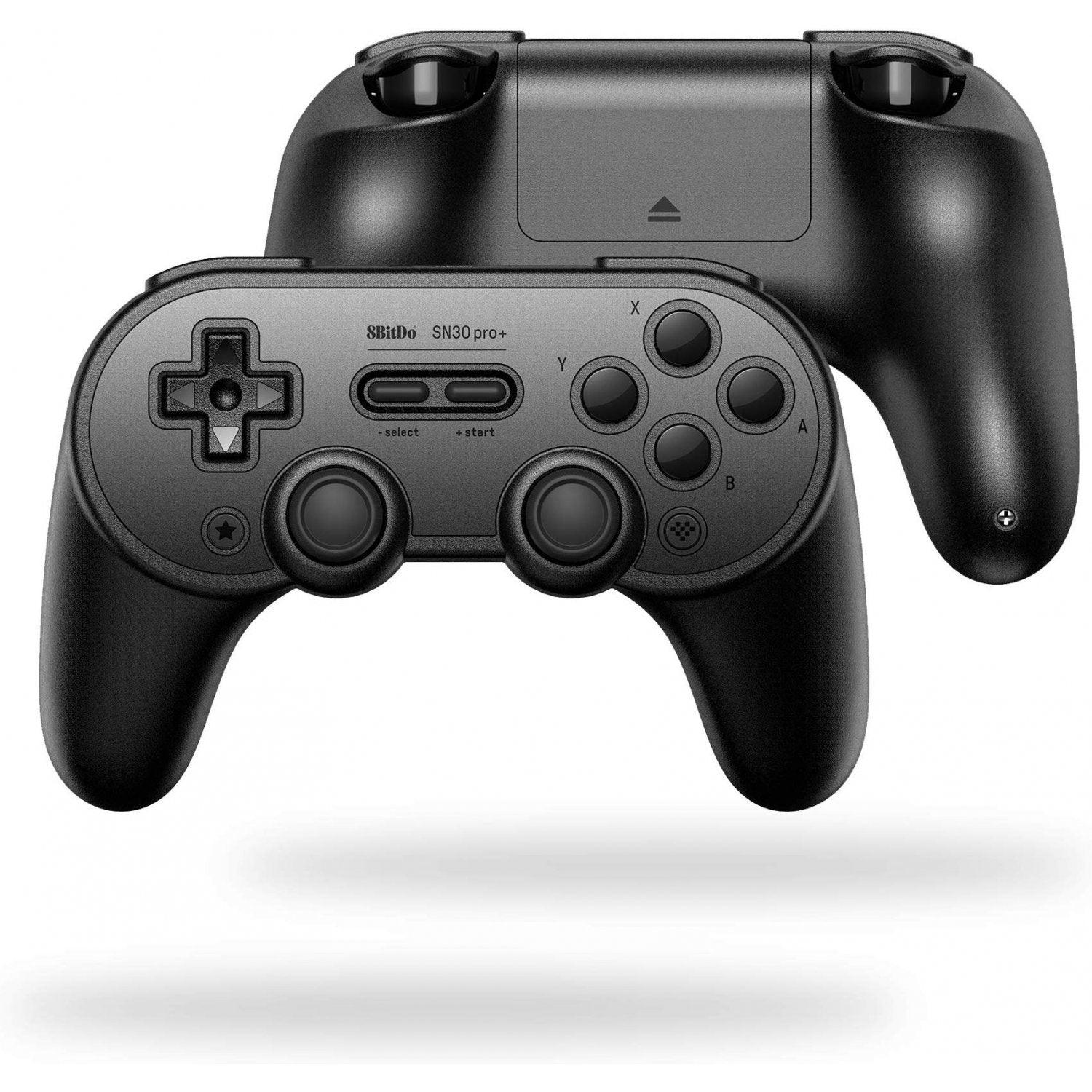 8BITDO SN30 PRO+ BLUETOOTH GAMEPAD BLACK EDITION (SWITCH/WINDOWS/ANDROID/MACOS/STEAM) - DataBlitz