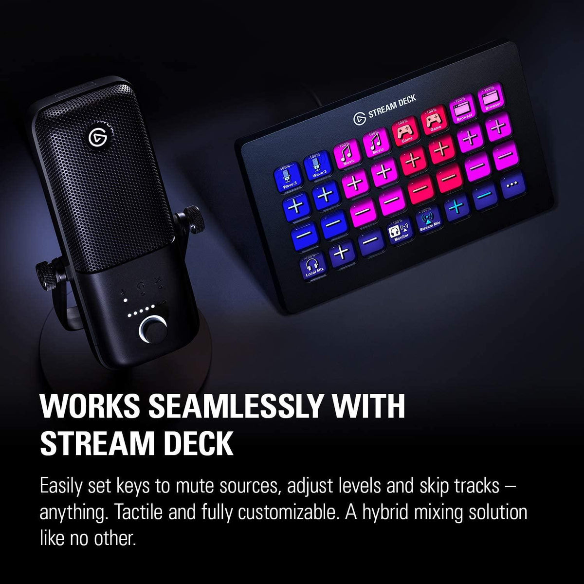ELGATO WAVE 3 PREMIUM MICROPHONE & DIGITAL MIXING SOLUTION - DataBlitz