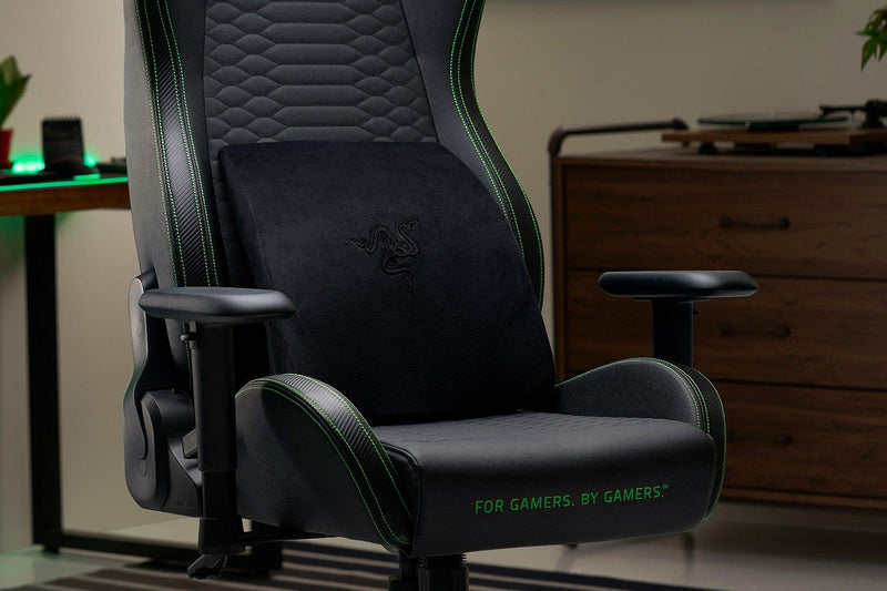 RAZER LUMBAR CUSHION LUMBAR SUPPORT FOR GAMING CHAIR (BLACK) - DataBlitz