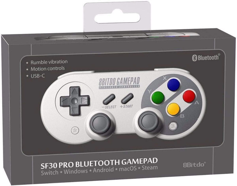 8Bitdo SF30 Pro Bluetooth Gamepad (Switch/Windows/Android/MacOs/Steam)
