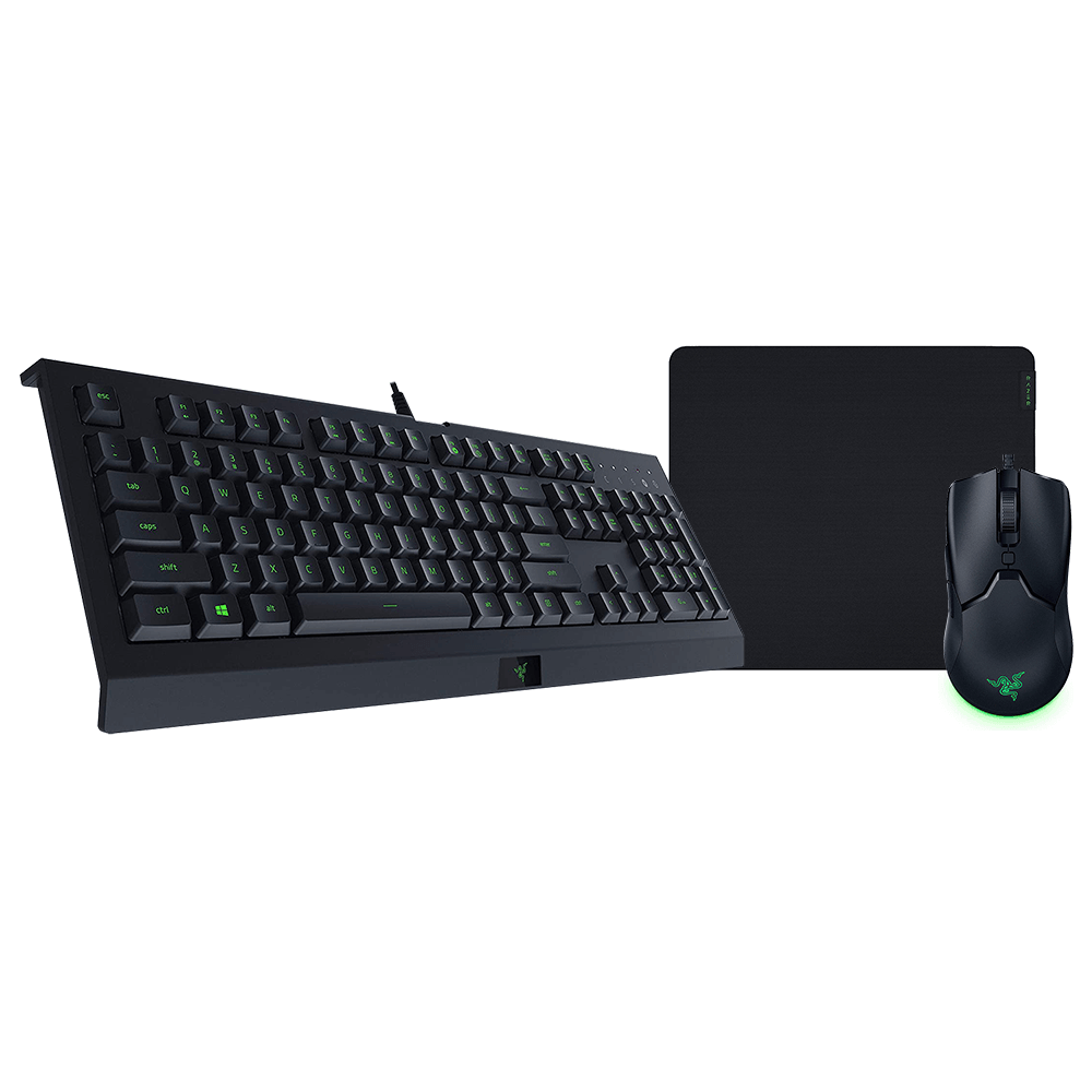 RAZER LEVEL UP BUNDLE (CYNOSA LITE GAMING KEYBOARD + GIGANTUS V2 SOFT GAMING MOUSE MAT + VIPER MINI GAMING MOUSE) - DataBlitz