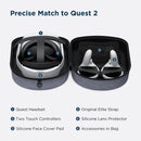 KIWI Design Hard Protective Carry Case Compatible With Oculus Quest 1 & 2 (Gray) (KW-QG03-US) - DataBlitz