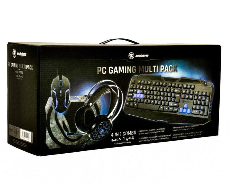 SNAKEBYTE PC GAMING MULTI PACK 4 IN 1 COMBO - DataBlitz