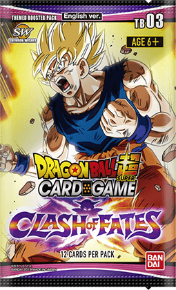 DRAGON BALL SUPER CARD GAME CLASH OF FATES THEMED BOOSTER PACK 03 - DataBlitz