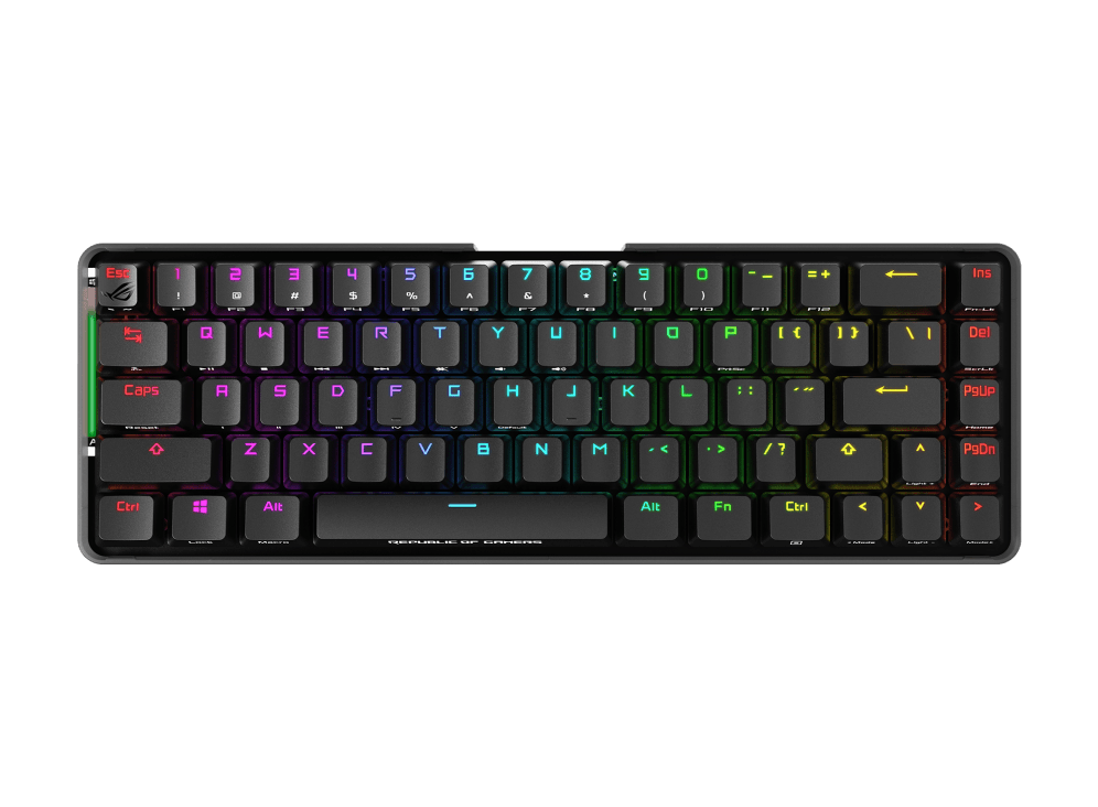 ASUS ROG FALCHION 65% WIRELESS MECHANICAL GAMING KEYBOARD (MX CHERRY-RGB RED LINEAR & EFFORTLESS) - DataBlitz