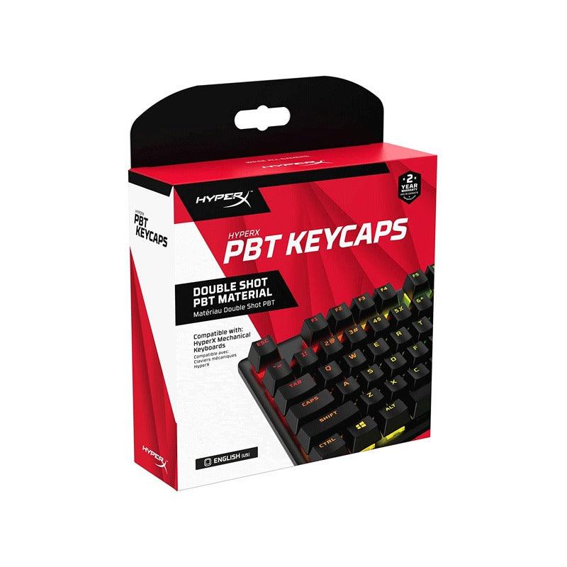 HyperX Double Shot PBT Keycaps (Black) - DataBlitz