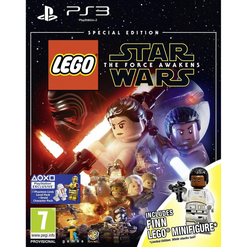 PS3 LEGO STAR WARS THE FORCE AWAKENS SPECIAL ED. REG.2 INCLUDES POES X-WING FIGHTER LEGO MINI FIGURE - DataBlitz