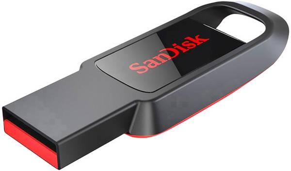SANDISK CRUZER SPARK USB FLASH DRIVE 128 GB (BLACK/RED) - DataBlitz