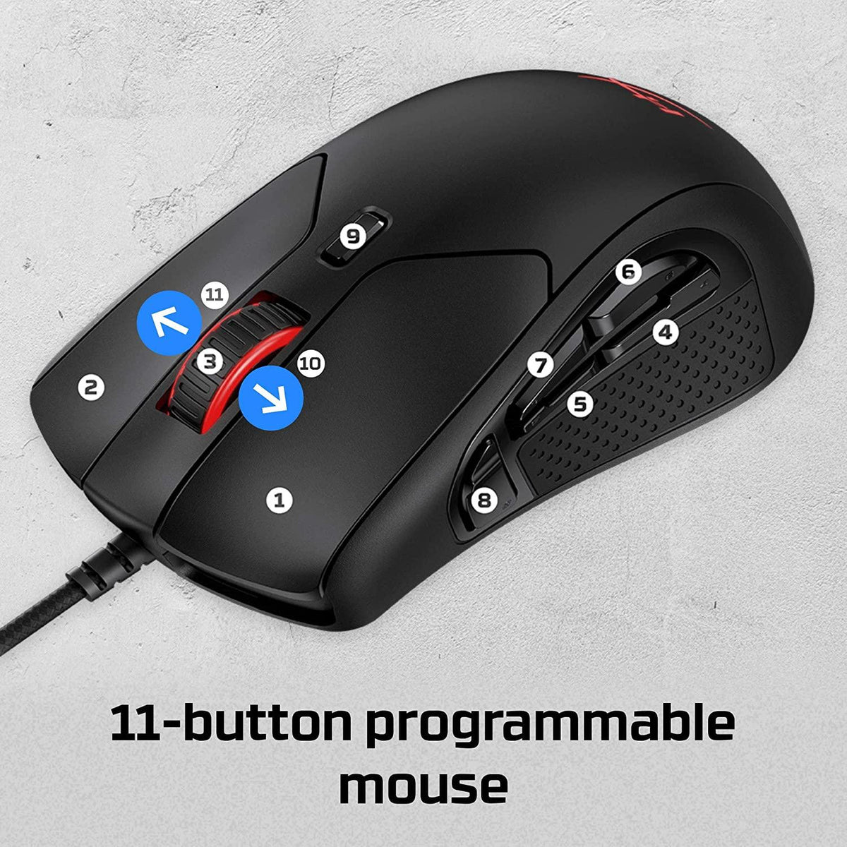 HYPERX PULSEFIRE RAID RGB GAMING MOUSE - DataBlitz