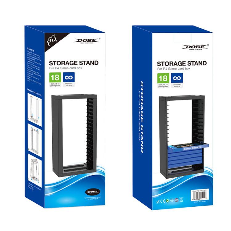 DOBE PS4 STORAGE STAND FOR P4 GAME CARD BOX 18 (TP4-19221) - DataBlitz