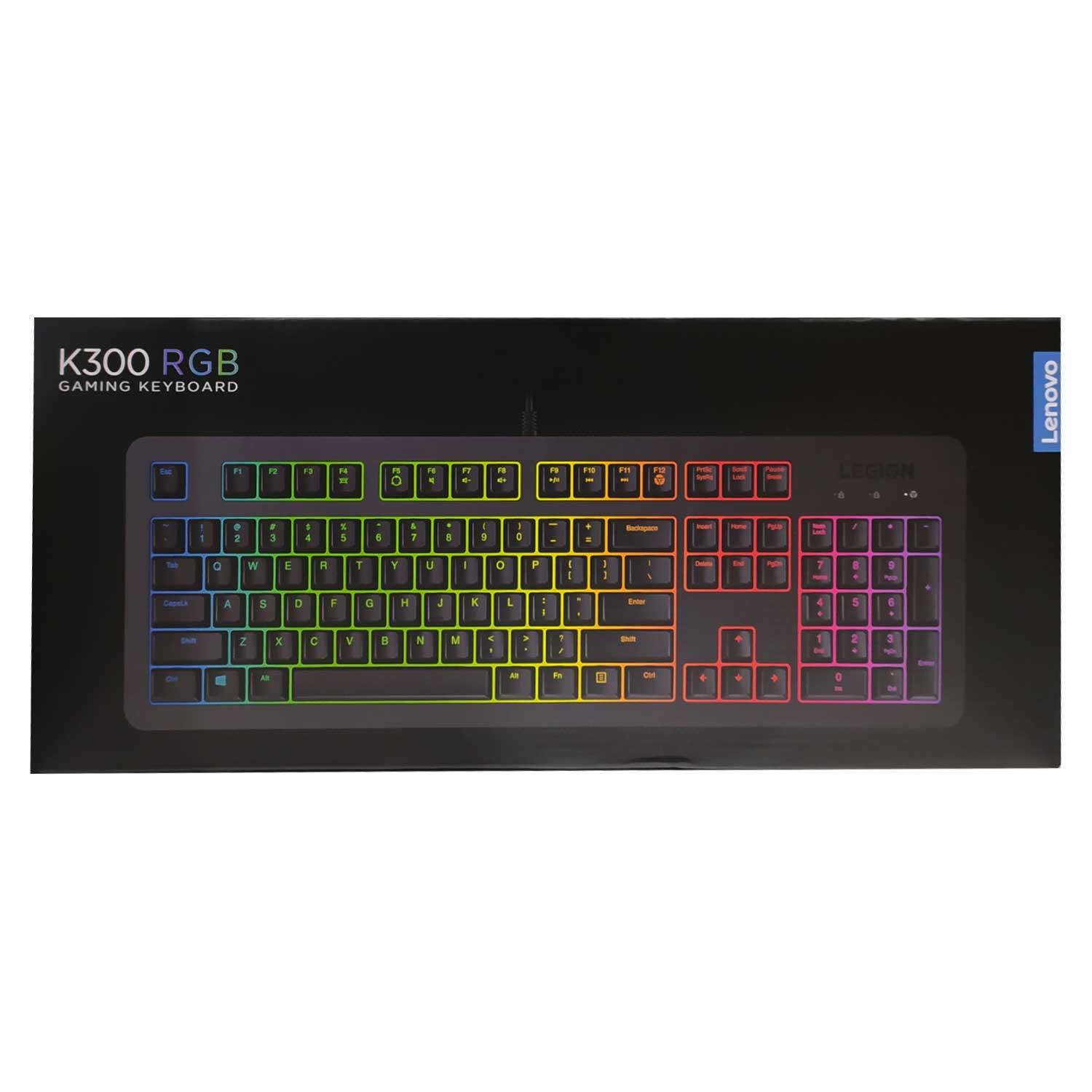 LENOVO LEGION K300 RGB GAMING KEYBOARD (BLACK) - DataBlitz