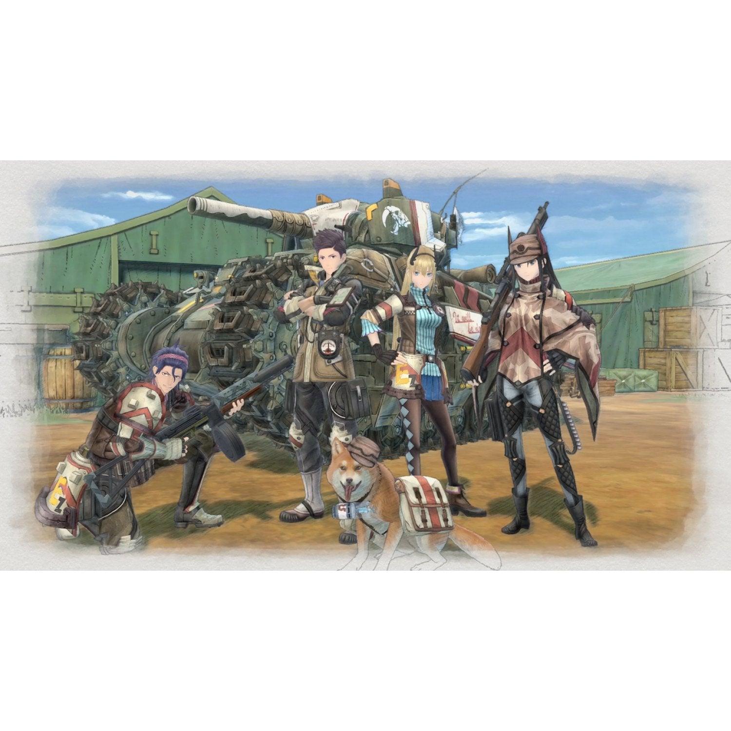 NINTENDO SWITCH VALKYRIA CHRONICLES 4 INCLUDES CONTROLLER SKIN INSIDE