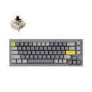 Keychron Q2 QMK Custom Mechanical Fully Assembled Silver Grey Keyboard (Gateron G Pro Brown Switch) (Q2d3) - DataBlitz