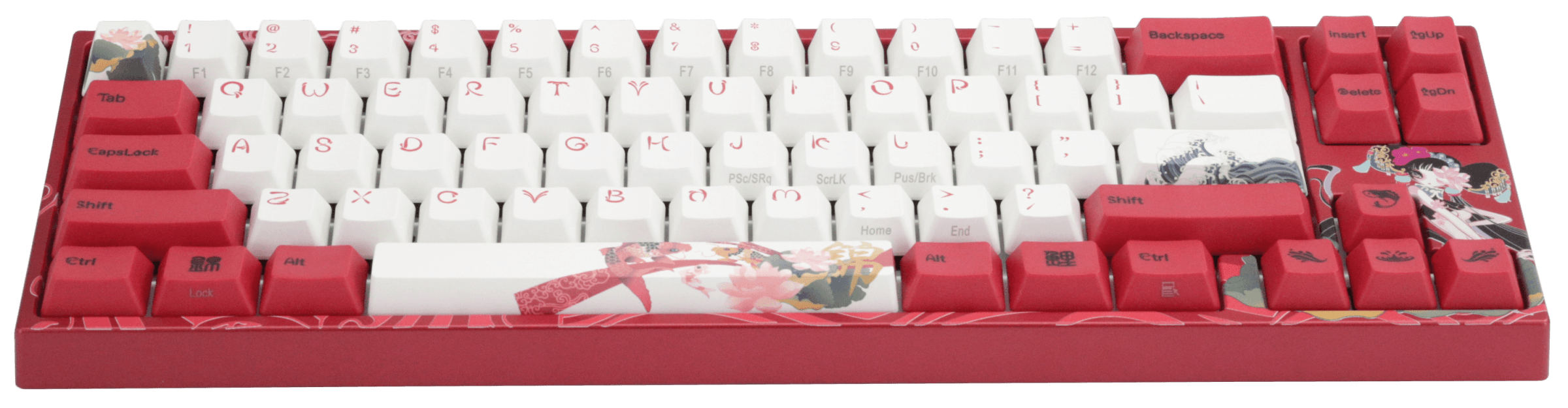 DUCKY MIYA PRO KOI MECHANICAL KEYBOARD (CHERRY MX RED) (MY68NR1N/WR2BNGJV) - DataBlitz
