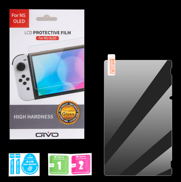 NSW OIVO LCD PROTECTIVE FILM TEMPERED GLASS 9H HARDNESS FOR NS OLED (IV-SW160)