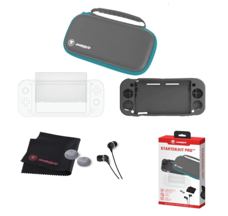 SNAKEBYTE NSW STARTER KIT PRO TURQUOISE FOR NINTENDO SWITCH LITE - DataBlitz