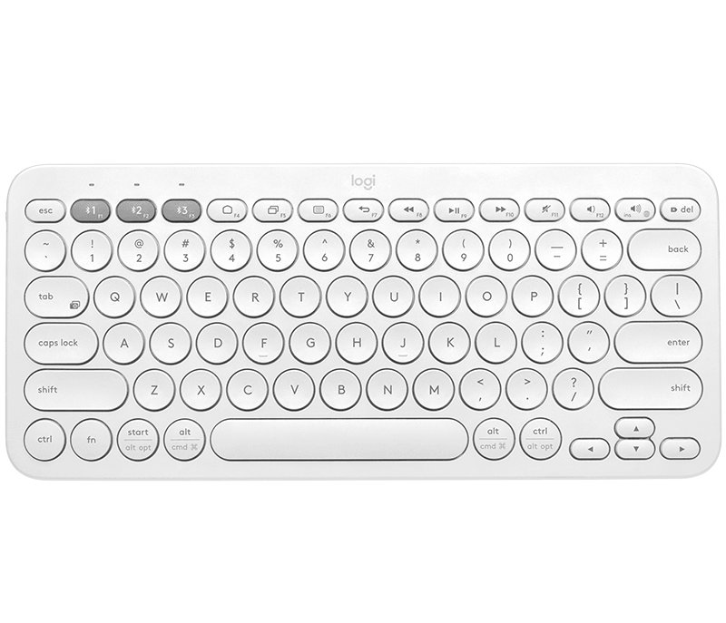 LOGITECH K380 MULTI-DEVICE BLUETOOTH KEYBOARD (WHITE) - DataBlitz