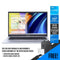 ASUS Vivobook 15 X1502ZA-BQ226WS Laptop (Icelight Silver)  | 15.6" FHD | i3-1220P | 8GB RAM | 512GB SSD | Intel® UHD Graphics | Windows 11 Home | MS Office H&S 2021 | ASUS BP1504 Casual Backpack - DataBlitz