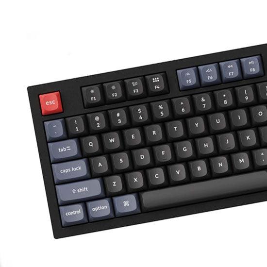 Keychron Q3 QMK Custom Mechanical Fully Assembled Carbon Black Wired Keyboard (Red Switch) (Q3c1) - DataBlitz