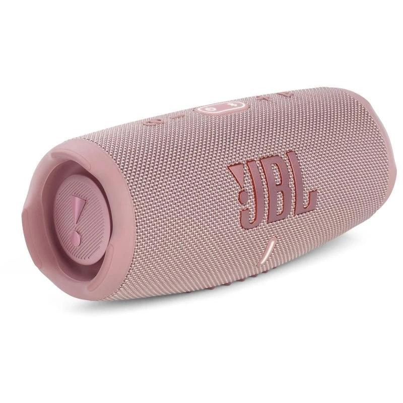 JBL CHARGE 5 PORTABLE WATERPROOF SPEAKER WITH POWERBANK (PINK) - DataBlitz