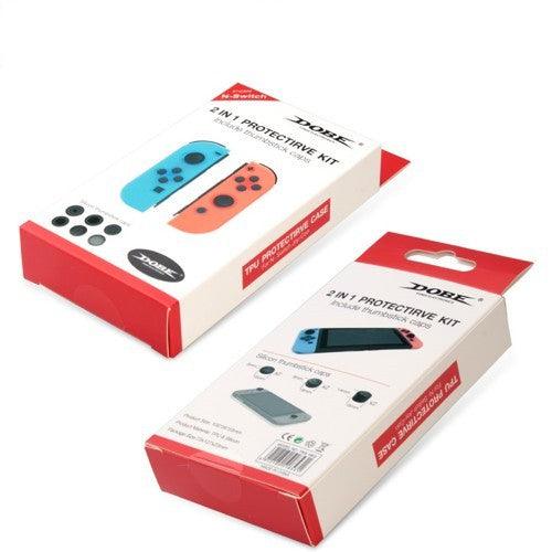 DOBE NSW 2 IN 1 PROTECTIVE KIT INCLUDE THUMBSTICK CAPS (TNS-1853) - DataBlitz